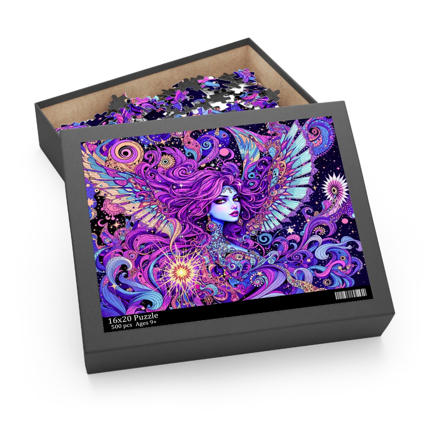 Fae Dreams Puzzle - 500 Piece Colorful Art for Meditation & Relaxation