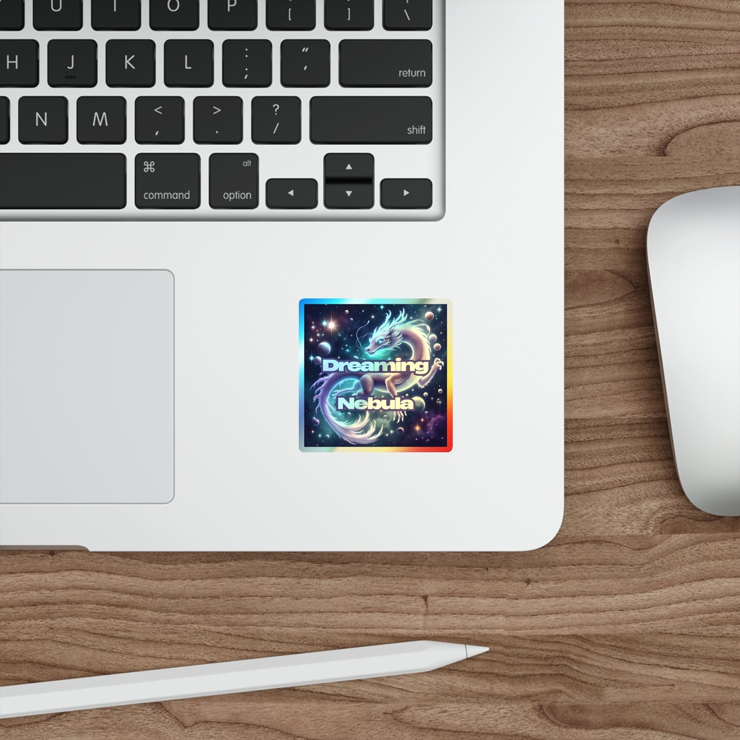 Holographic Stickers - Cosmic Dragon