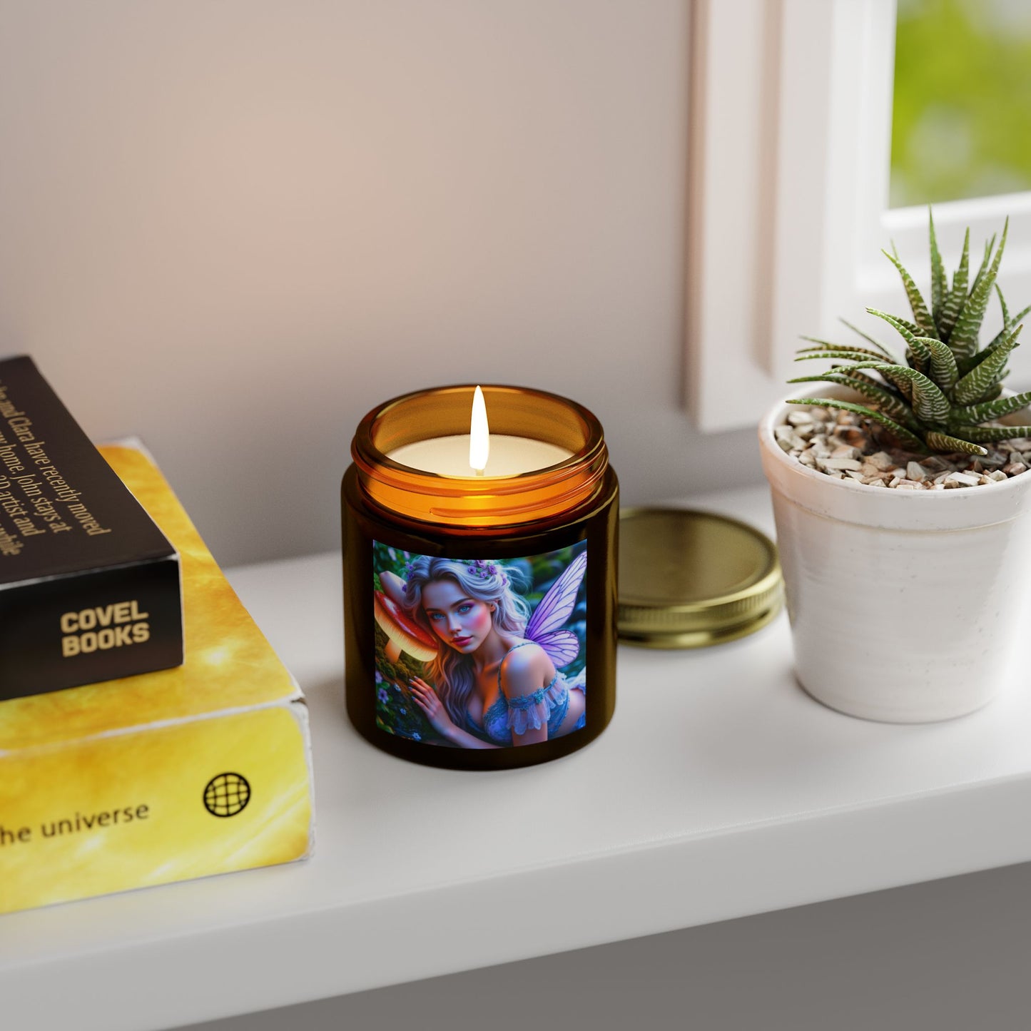 Fairy Dream Scented Candle – Coconut Apricot Wax, 4oz & 9oz
