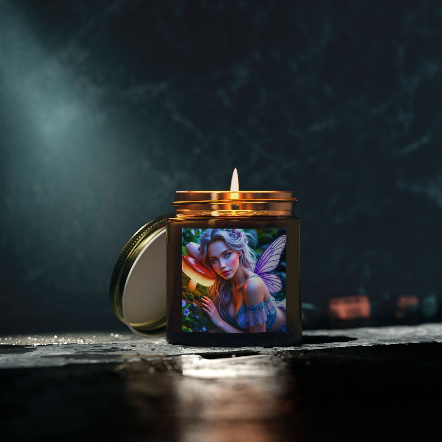 Fairy Dream Scented Candle – Coconut Apricot Wax, 4oz & 9oz