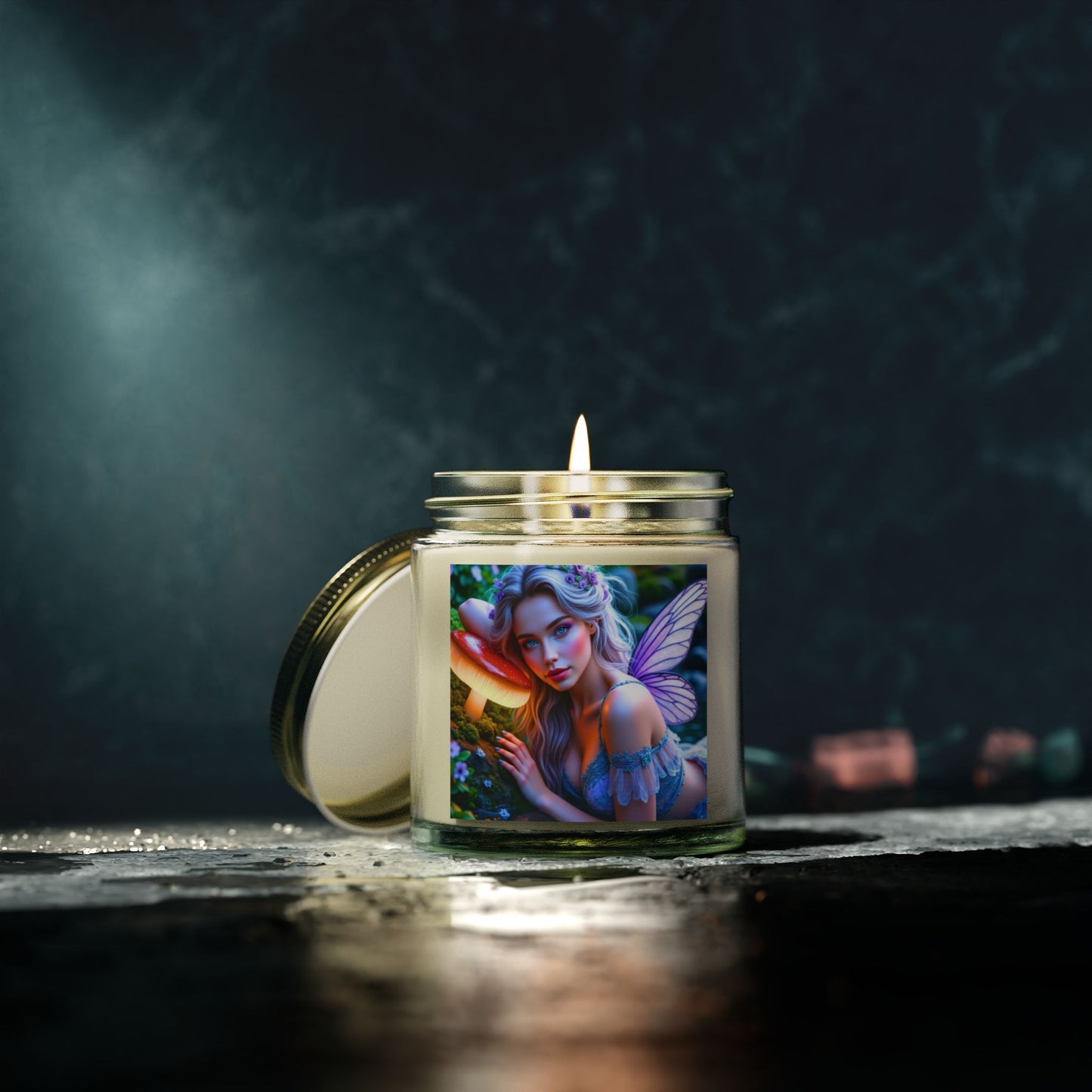 Fairy Dream Scented Candle – Coconut Apricot Wax, 4oz & 9oz