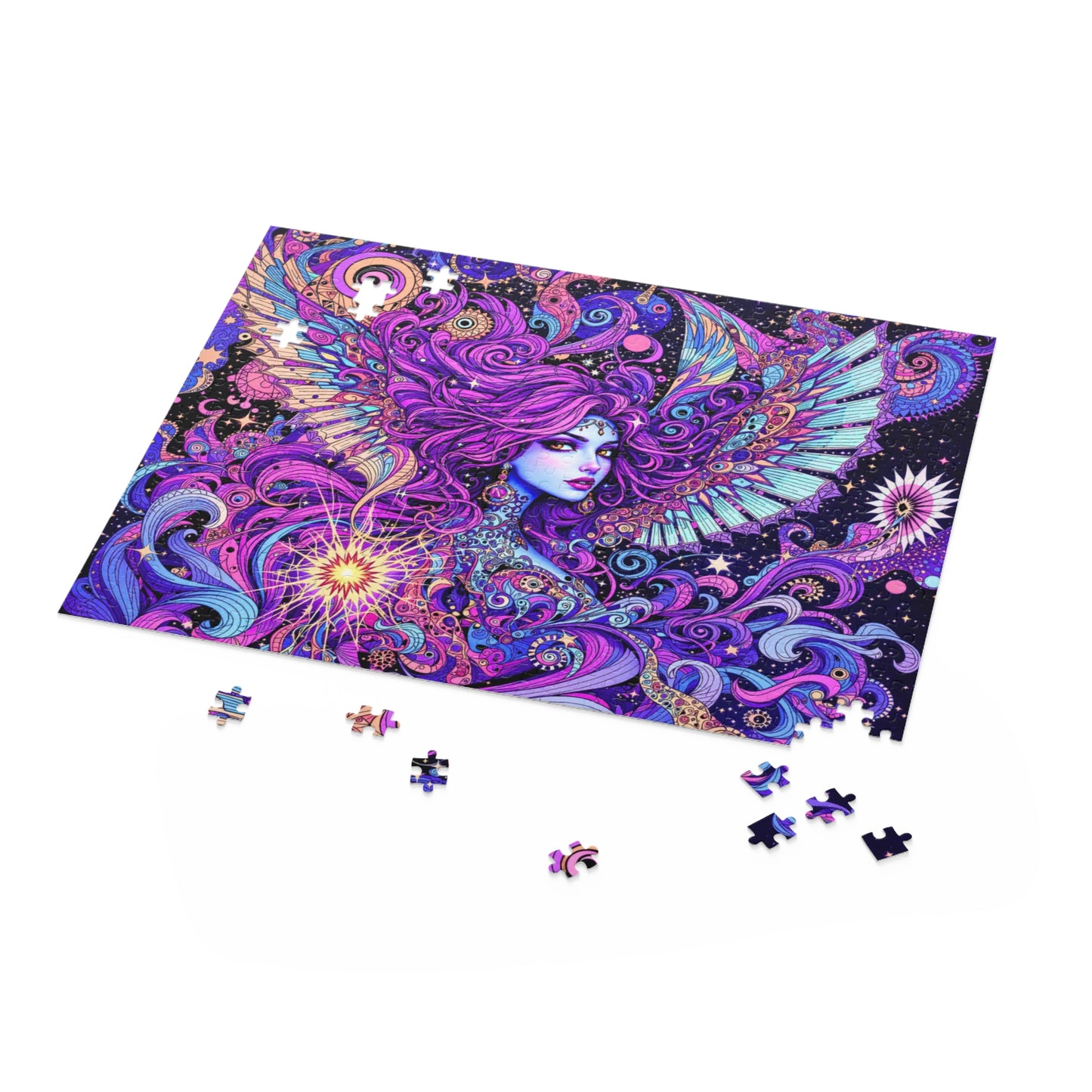 Fae Dreams Puzzle - 500 Piece Colorful Art for Meditation & Relaxation