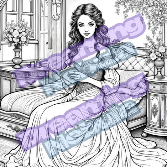 Dapper Dragon Tavern Coloring Book (PRINTED)